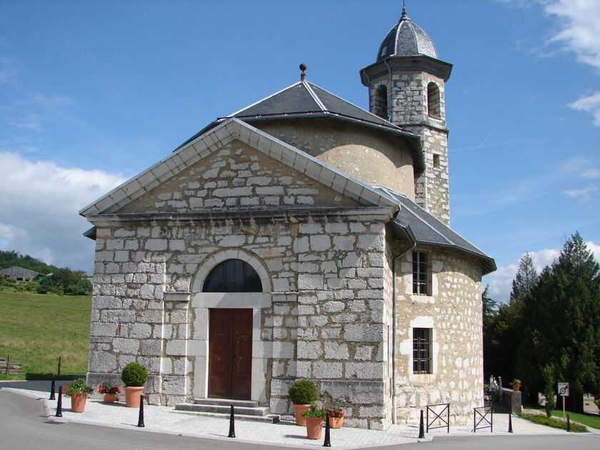 © En Chautagne St Pierre de Curtille église visite Guides du Patrimoine Savoie Mont Blanc - M Lalut