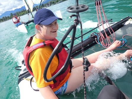 Handivoile practice for the general public YCBL Club and Sailing School