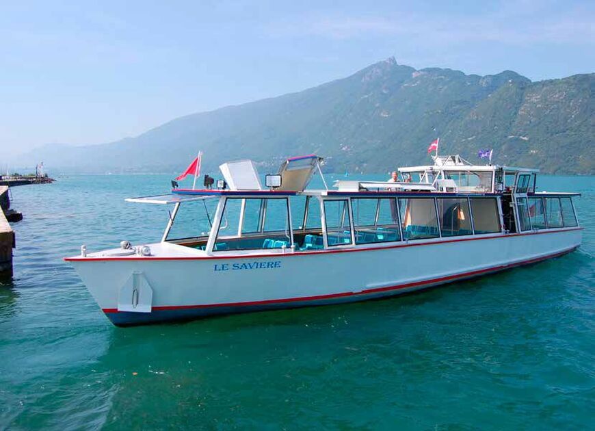 © navettebateauvelo-aixlesbainsrivieradesalpes - Compagnie des Bateaux du Lac du Bourget