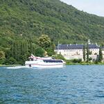 © Lac du Bourget et Abbaye d'Hautecombe - ©Compagnie des bateaux Aix-les-Bains Riviera des Alpes